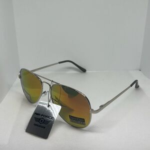 Air Force Aviator Mens Mirrored Sunglasses